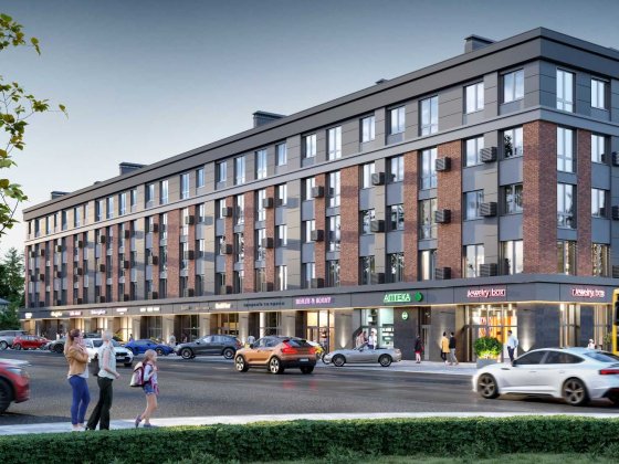 Кухня-студія в 1к квартирі 35 метрів, готові документи Ирпень