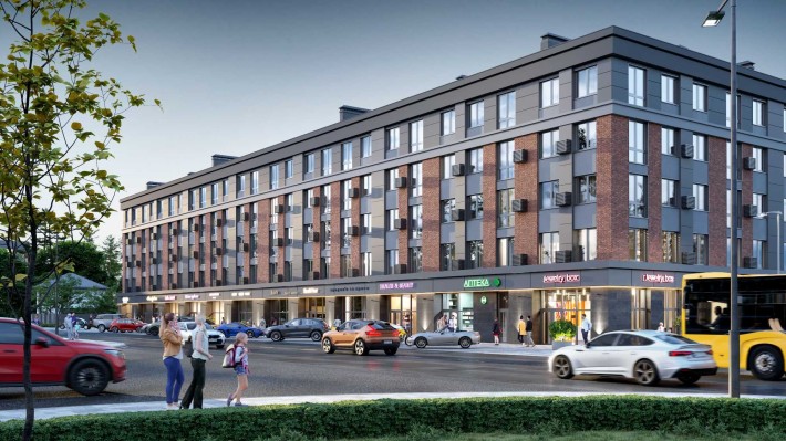 Кухня-студія в 1к квартирі 35 метрів, готові документи - фото 1