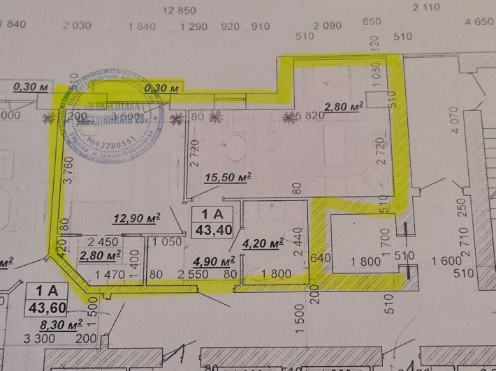 ЦЕНТР. 1к квартира з кухнею студією та видом на гори - фото 1