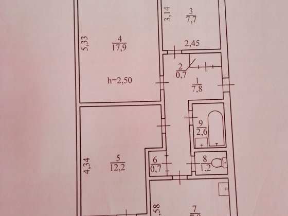 Продам квартиру трикімнатну Кривой Рог