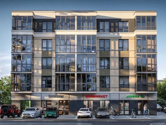 Двокімнатна з виглядом на центральний парк Ірпінь