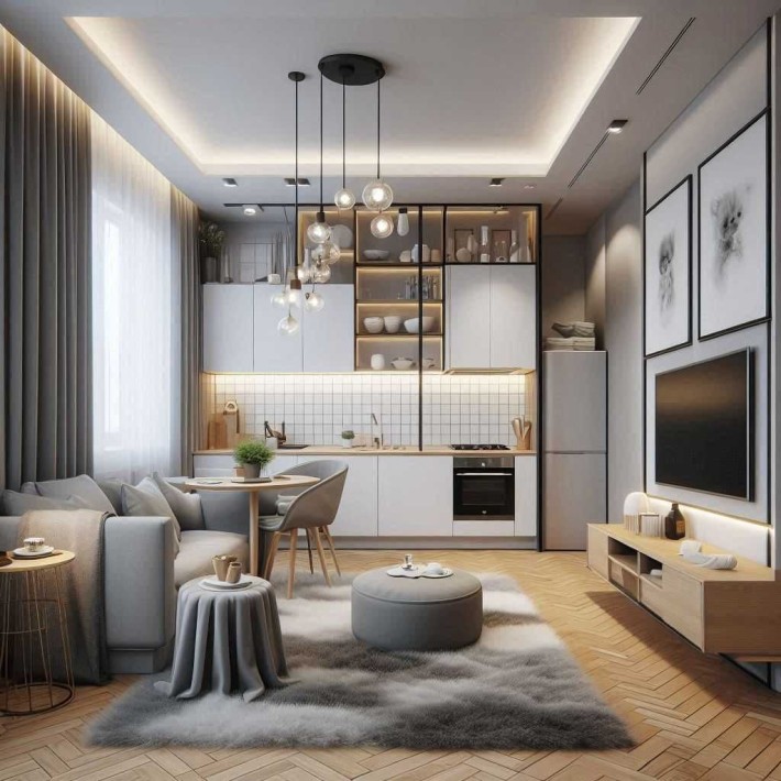 Квартира в доме новой постройки в центре Соцгорода, Grey House - фото 1