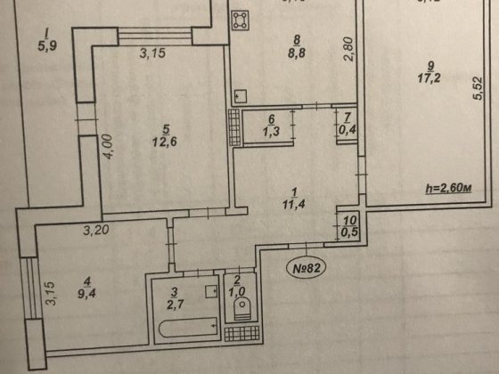 Продам квартиру з унікальним плануванням м-н Гірницький Кривой Рог