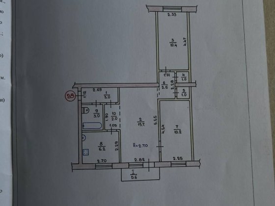 Квартира під ремонт Кривой Рог