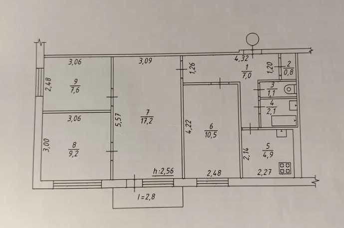 Продаж 4-кімнатної в ЦЕНТРІ (р-н 3-ї поліклініки) єВідновлення - фото 1