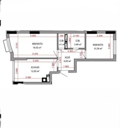 Двушка в центрі міста. Максимальне наповнення! - фото 1