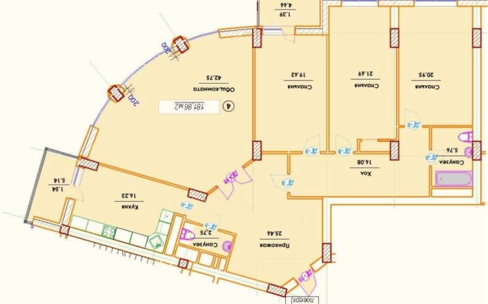 4 кімнатна квартра центр новобудова Коваля 2 бізнес клас - фото 1