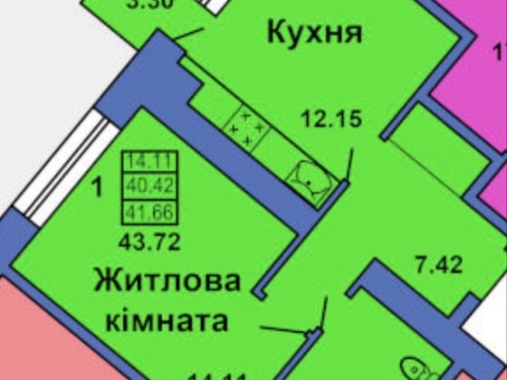 1-ка, Половки, зупинка Бібліотека Зданий Будинок Полтава