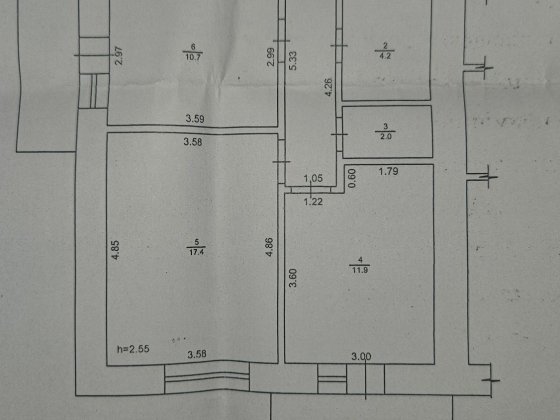 Квартира 3х кімнатна з індивідуальним опаленням. Полтава