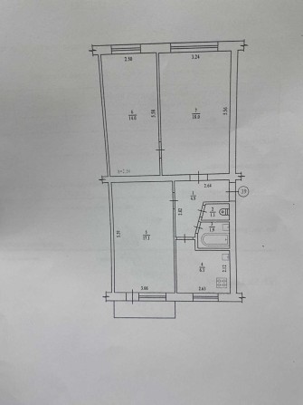 Продається 3-х кімнатна квартира на Алмазному - фото 1