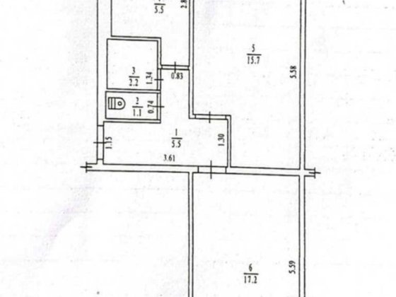 2 кімн.квартира на Браїлках Полтава
