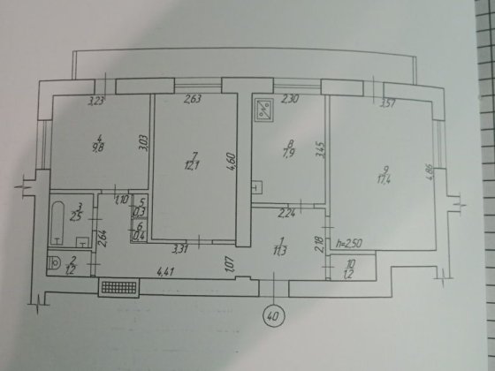 "АВТОВОКЗАЛ" 3 кімнатна квартира Ровно