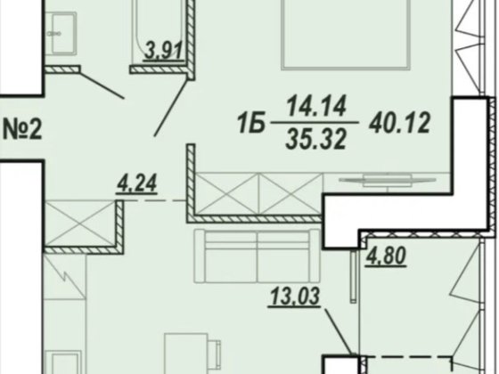Продаж 1к квартири, 40 кв.м, вул.Текстильна Тернопіль