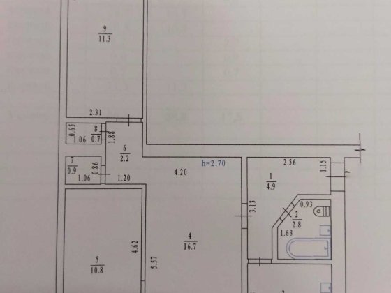 Продам 3к квартиру на Подолі, можливо під єВідновлення Полтава