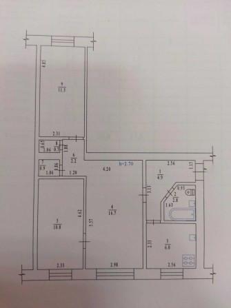 Продам 3к квартиру на Подолі, можливо під єВідновлення - фото 1