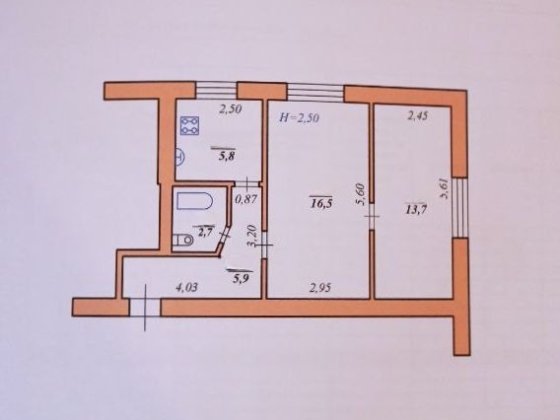 2х хрущ Чернівці вул. Головна, високий бельєтаж, пряма продаж Черновцы