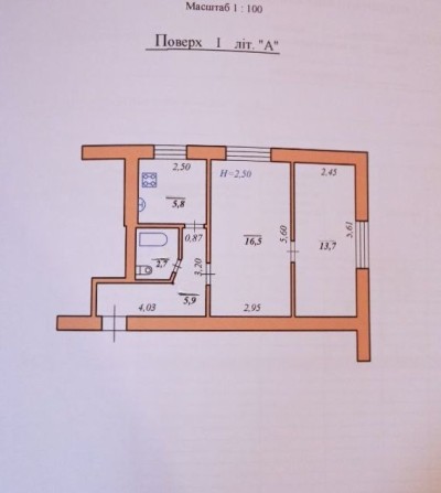 2х хрущ Чернівці вул. Головна, високий бельєтаж, пряма продаж - фото 1