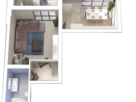 ЖК ICEBERG II Новострой 47 мкв Суми