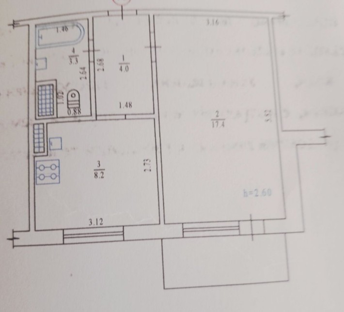 Продамо або поміняємо 1у кв на Бл.Леваді на 1-у або 2-у р-нАлмазний. - фото 1