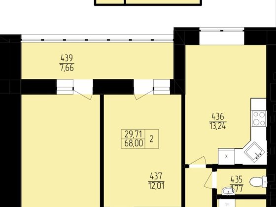 Двокімнатга квартира з розтермінуванням Ровно