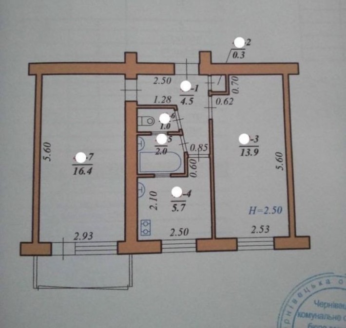 Продаж 2х кімнатної, КОМАРОВА - ІВАСЮКА, можна під КОМЕРЦІЮ! - фото 1