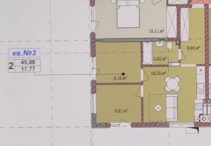 Квартира з терасою в газофікованій новобудовв - фото 1