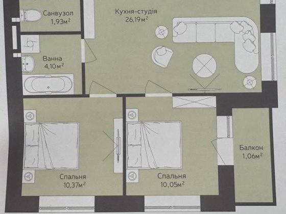 Продам квартиру ЖК «West Towers» Ужгород, Легоцького вул. Ужгород