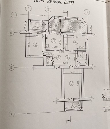 Продам 3х кім. кв. 86.9 м² з індивідуальним газовим опаленням. - фото 1