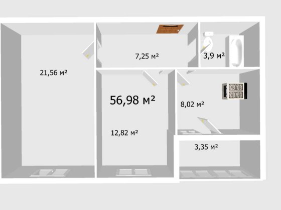 Продається 2к квартира на Барському шосе Вінниця