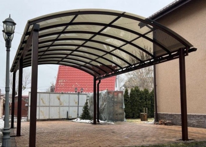 Навіс для авто, Тераса, Накриття, Гараж, Дах - фото 1