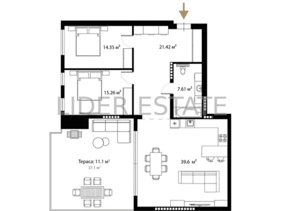 Продам 3-кімнатну квартиру ЖК Grand Hills Ужгород