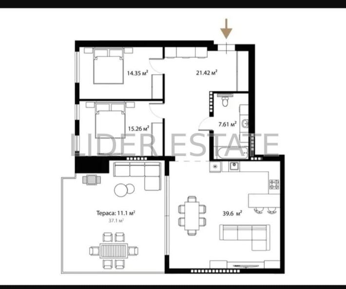 Продам 3-кімнатну квартиру ЖК Grand Hills - фото 1