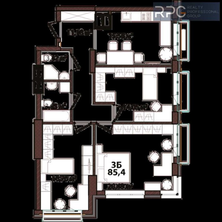 Продаж видова квартира в  ЖК Едельдорф Старонаводницька Печерськ - фото 1