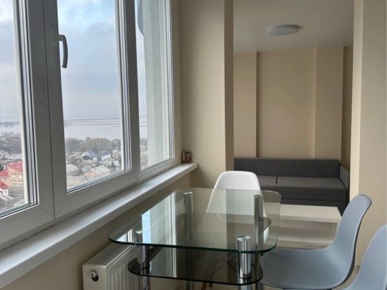 Стильна квартира студія з панорамою на Дніпро (л1 Черкассы