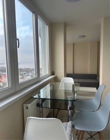 Стильна квартира студія з панорамою на Дніпро (л1 - фото 1