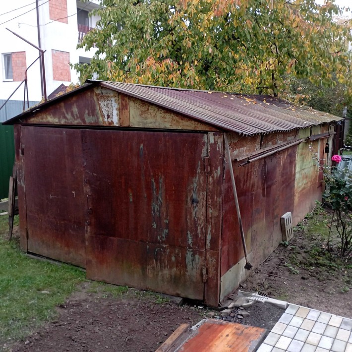 продам  мет гараж, 20 м кв,  3,2х6,3 м, самовивіз - фото 1