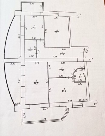 Продається велика квартира в Центрі міста. - фото 1