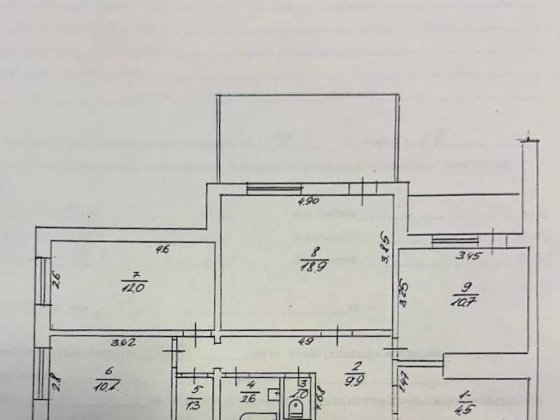 3-кімнатна квартира Черкаси | Митниця | біля Дніпра Черкассы