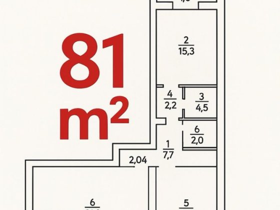 Продаж великої двокімнатної квартири по вул.Незалежності,21 Чернигов