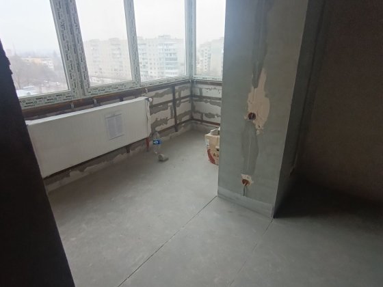 Продаж великої 1 кімнатної квартири з частковими роботами Житомир