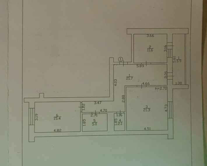 Унікальна пропозиція!Продам 2-х кім.кв.вул Зелена 10 - фото 1