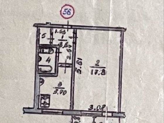 Продам однокомнатную квартиру под ремонт проспект Мира 201а Чернигов