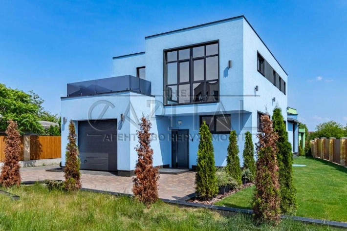 Оренда сучасного будинку у стилі Hi-Tech. Поруч від Києва с. Гатне - фото 1