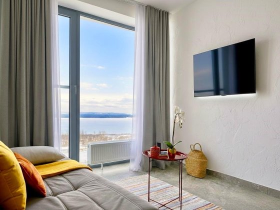 Премиальные апартаменты в ЖК Bartolomeo с панорамным видом на город и реку Днепр - эстетика современ Дніпро