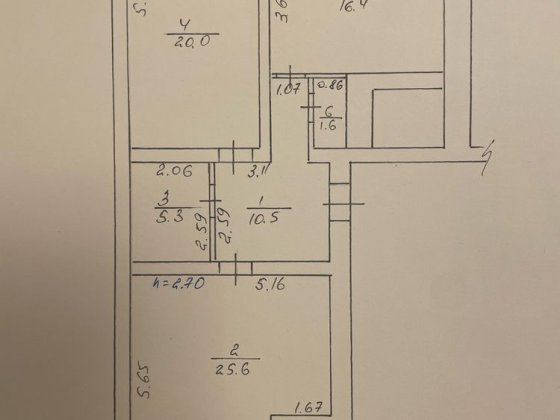 Оренда двокімнатної просторної і теплої квартири 80кв., містечко #20 Васильков
