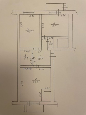 Оренда двокімнатної просторної і теплої квартири 80кв., містечко #20 - фото 1