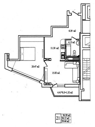 Сдам квартиру в Черноморске (Радостная 21) на длительно. - фото 1