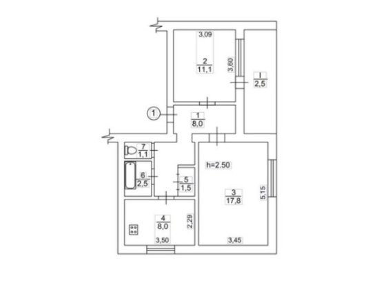 Здам двокімнатну квартиру Кривой Рог