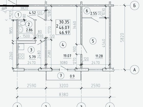 Двокімнатна квартира(хрущевка) Суми