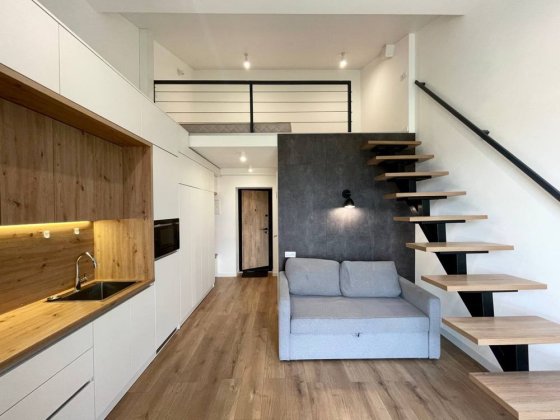 1к дворівнева кв. Академмістечко 7хв дизайнерсткий ремонт Київ